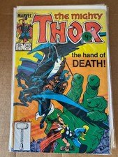 The Mighty Thor #343 1984 Marvel Comics Walt Simonson Hand of Death 1st Print picture