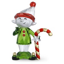 Swarovski Holiday Cheers Dulcis Elf and Candy Cane Designer Stefanie Nederegger picture