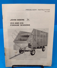 John Deere Predelivery Inst.,PDI-C19500,  214 & 216 Forage Wagon picture