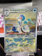 Primarina 088/084 Illustration Rare Pitch Black Pokemon Holo Near Mint NM picture