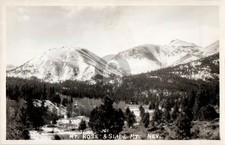 c1950's View of Mt. Rose & Slide Mountain Nevada NV RPPC Photo Postcard COPY picture