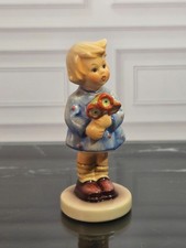 Vintage Goebel Hummel Girl with Nosegay Figurine 239/A 1967 Flowers W. Germany picture
