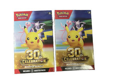 Lot of (2) Pokemon EN 30th Celebration Booster Bundle IN HAND picture