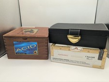 ACID Blue Label Montecristo White Churchill Travel Case Box Lot - ST87-7 picture