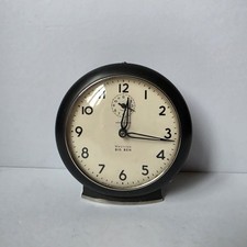 Vintage Westclox Big Ben Loud Alarm Clock Wind Up Metal Black 1A 48H Works picture