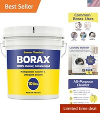 Raw Borax (10 lbs) - 100% Pure, Unscented, Multi-Purpose Cleaner & Detergent... picture