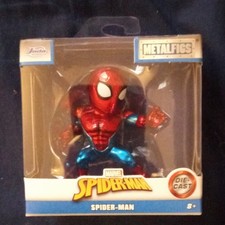 Jada Metalfigs Marvel Spider-Man Metallic Die-Cast Metal Figure Red/Blue 8+ picture