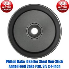 Wilton Bake it Better Steel Non-Stick Angel Food Cake Pan, 9.5 x 4-inch picture