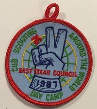 1987 East Texas Area Council Day Camp Patch Mint RC5 picture
