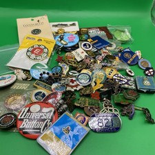 Enamel Pin Badges Joblot 100+ Vintage items (F) picture