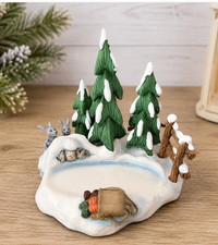 Hummelscape Autumn Frolic Goebel 1998 Mark 1001-D Figurine Base Scene picture