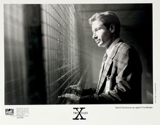 1995 Press Photo David Duchovny as Agent Fox Mulder on 