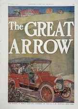 1907  Ad (10  X 13 3/4 inches) Georghe N. Pierce Co The Great Arrow picture