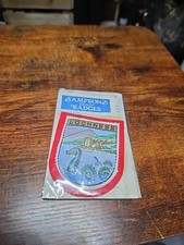 Vintage Sampson's Woven Badge Lochness Metallic Finish Patch picture
