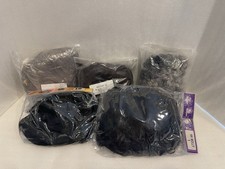 5-Pack Wigs - Gray, Brown, Black, Curly - Human Hair Blend & Synthetic picture