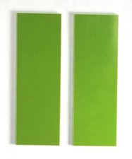 G10 ACID GREEN 1/4 .250 x 6 x 2 (2) KNIFE / GUN HANDLE SCALE MATERIAL G-10  picture