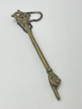 Antique Large Rare Judaica Jewish hand Bronze Torah pointer