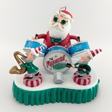Hallmark Keepsake Rock the Halls Magic Ornament Santa Light Sound Motion In BOX picture