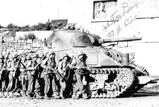 Tom Lacey auto/signed 4x6 photo Army Battle of The Bulge WW II Rare COA LOOK picture