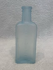 Antique 1880's S.B. GOFF'S HERB BITTERS- CAMDEN, N.J. Aqua Medicine Bottle picture