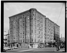 Photo:Chicago Illinois Plaza Hotel 1892 building hotels stores restaurants picture