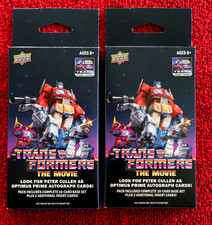 Upper Deck Transformers The Movie 40th Anniversary 2 Packs 12 Cards 2026 picture