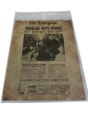 Boston Marathon Bombing Terror Hits Home Newspaper Headline ￼ picture