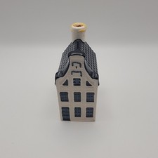 KLM Bols Blue Delft Dutch House 13 Bottle Empty 2010 Airline Collectible picture