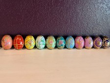 Set of 11 Vintage Franklin Mint House of Faberge Imperial Jeweled Porcelain Eggs picture