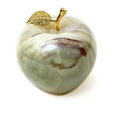 Handmade Marble Apple Style Paperweight – Home & Office Decoration picture