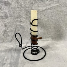 Vintage Courting Candle Primitive Candle Courting Candle Early American Spiral picture