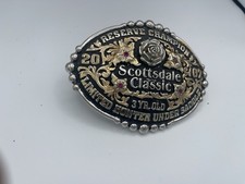 2007 Scottsdale Classic Reserve Champion Trophy Belt Buckle  picture