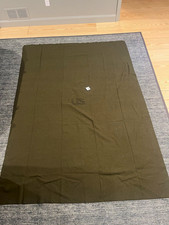 Faribault Woolen Mill Co. U.S. Army Surplus Wool Blanket Green 66x94 Made in USA picture