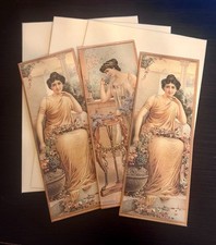 Vtg 1988 Smithsonian Institution  Victorian Note To/From Cards. Envelopes picture