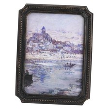 5x7 Antique Picture Frame - Octagon Vintage Picture Frames 5x 7, 5X7 Black picture