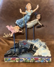 Disney Showcase Jim Shore Peter Pan Straight On 'Til Morning Flying Darling Kids picture