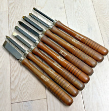 Set 8 Craftsman Wood Turning Lathe Knives Chisels Woodworking Tool 28521 - 28528 picture
