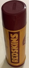 Vintage Washington Redskins Thermos Bottle 1970s NFL Football Team NFC Tall 13