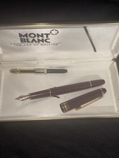 Vintage Burgundy Montblanc Meisterstuck 4810 Fountain Pen 14k Nib picture
