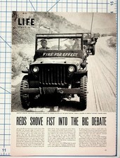 1951 LIFE Magazine Korean War Retreat Red Offensive Vintage Photo Article picture