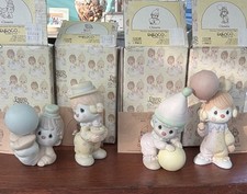 RARE Precious Moments Miniature Clowns MISSPELLED CROWNS  12238 Boxed picture