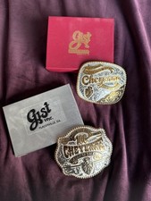 Cheyenne Frontier Day Limited Edition Gist Buckles 1996 1997 picture