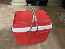 vintage picnic cooler ice chest- Made In USA - Rare picture