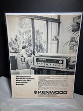 Vintage Original Print Ad  1978  KENWOOD  KR-6030 Receiver  80 watts per channel picture