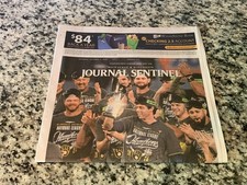 2026 Milwaukee Journal Sentinel Brewers World Series Newspaper picture
