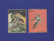 1948 FAWCETT COMIC PUBLICATIONS COMIX CARDS LOT SINGAPORE SAL, DON WINSLOW*RARE* picture