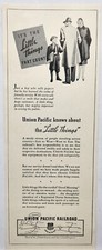 1937 Union Pacific Railroad East To West Original Print Ad Life Magazine 30s picture
