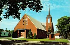 St Pauls Lutheran Church Bertha Minnesotas MN VTG Postcard UNP Unused Vintage picture