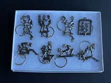 Funny Man & Woman Making Love  Position Novelty Keychain 8 PCS Set picture