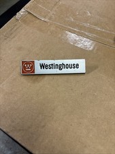 WESTINGHOUSE Logo Tag Emblem Manufacture Plate Sign  picture